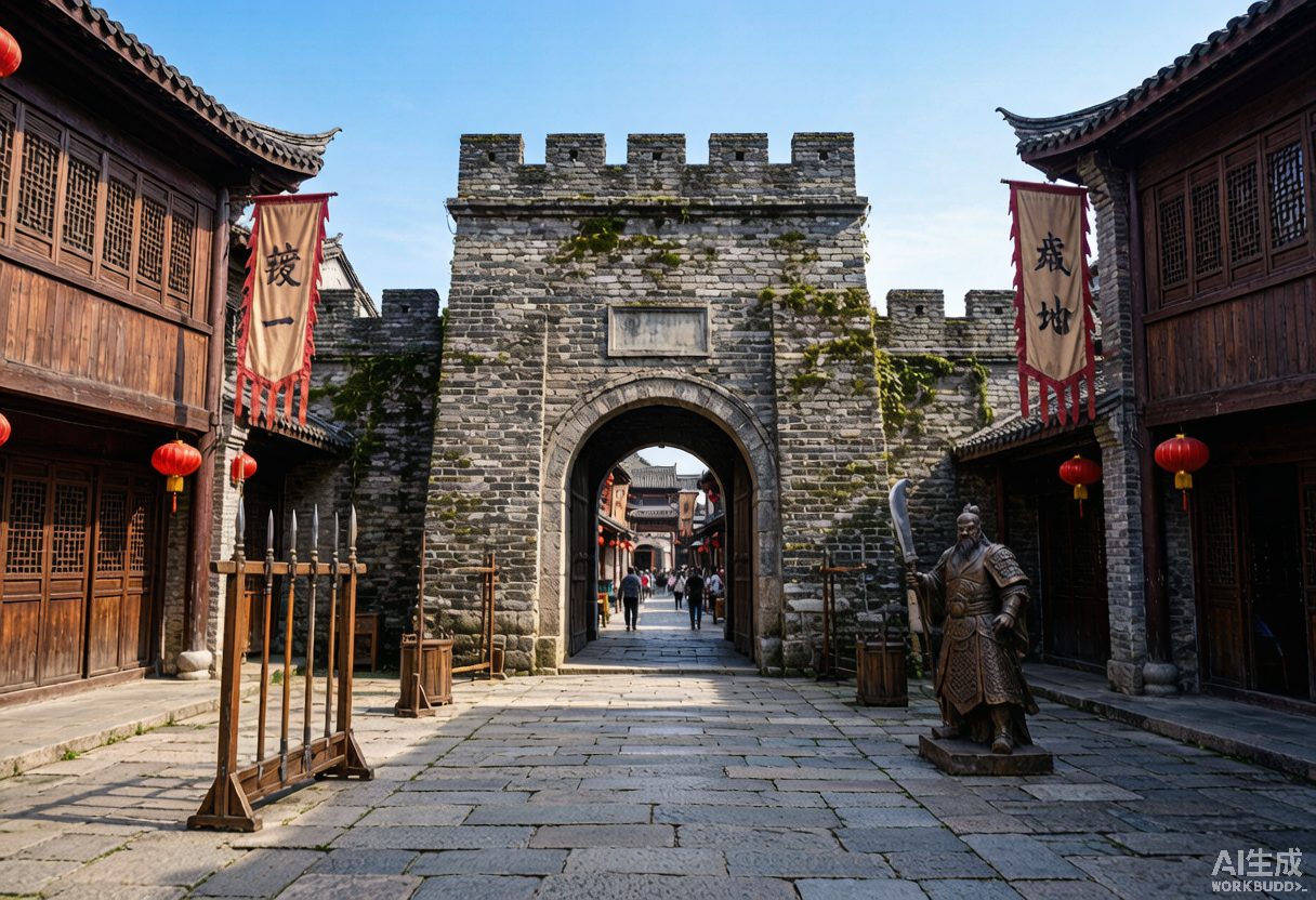 带娃去关山古镇，三国老街孩子玩疯了