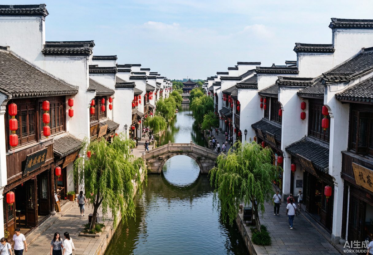 洋湖水街逛了一圈，江南水乡被搬到了长沙